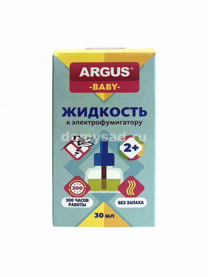 ARGUS baby(для детей) допол.флакон 30мл.от комаров без запаха /36 AR-008
