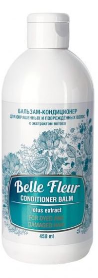 Belle Fleur Бальзам-кондиционер для окрашенных и поврежденных волос фл.450мл. /12